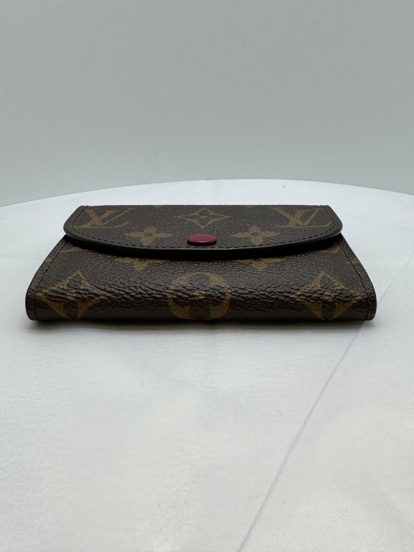 Monogram Rosalie Coin Purse Fuchsia