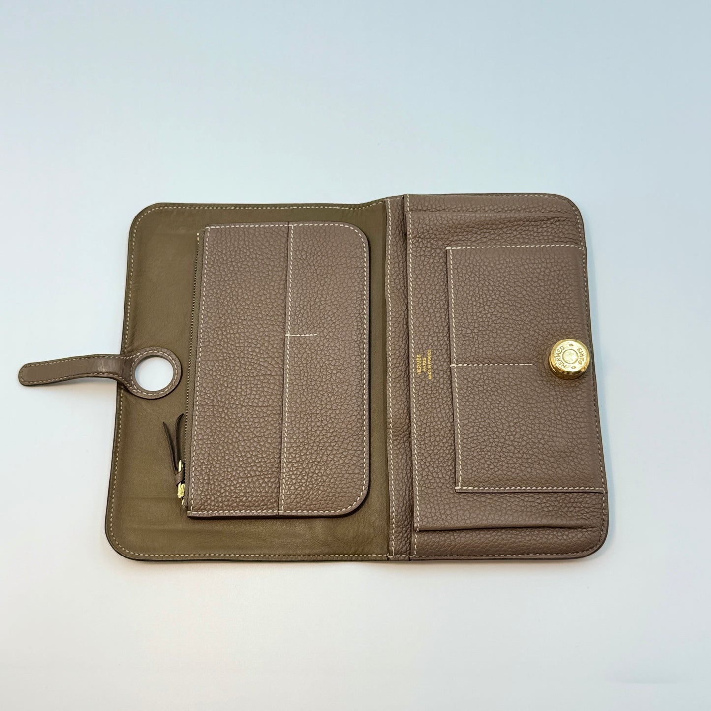 Togo Dogon Duo Wallet Etoupe