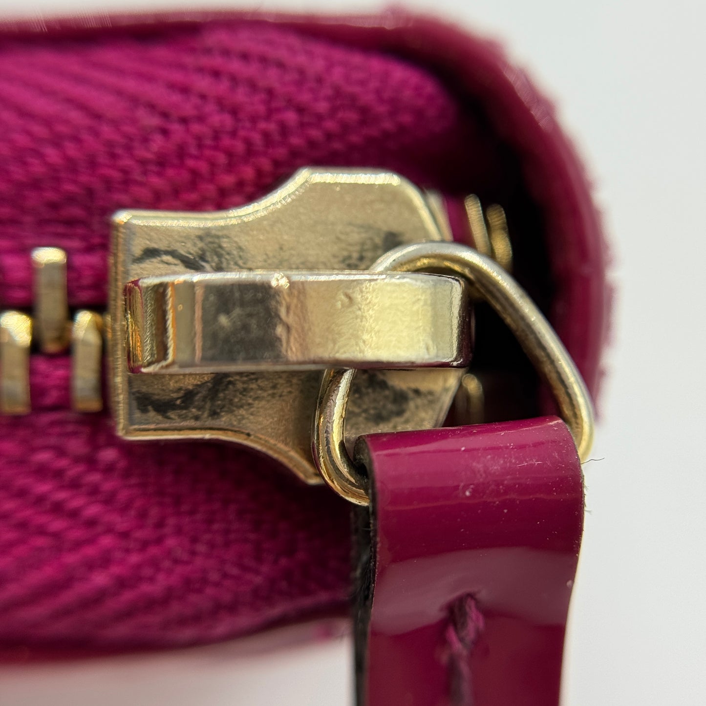 Fuchsia Microguccissima Nice Zippy Wallet