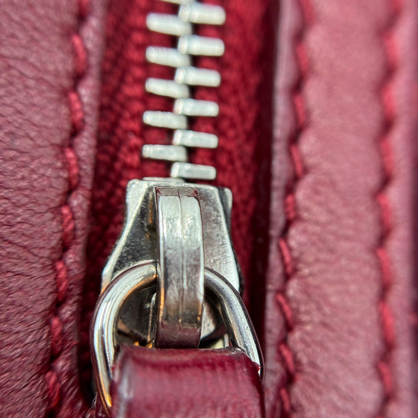 Leather Cannage Shoulder Bag Small