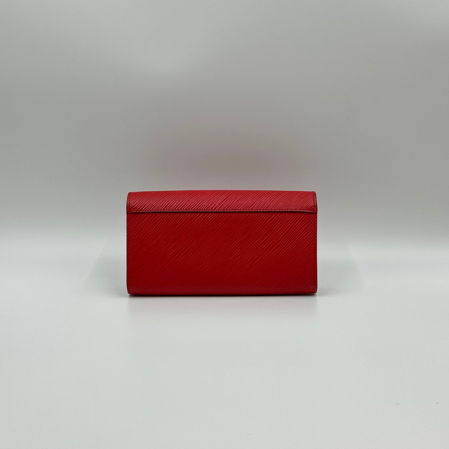 Coquelicot Epi Leather Twist Walle