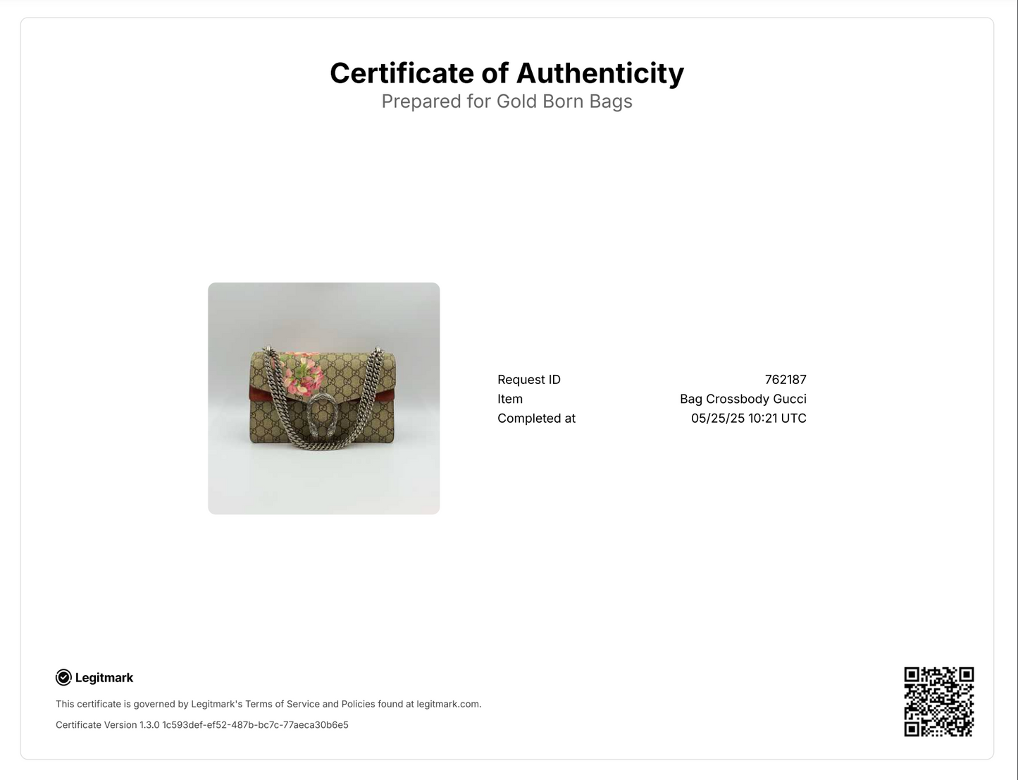 GG Supreme Dionysus Small Floral