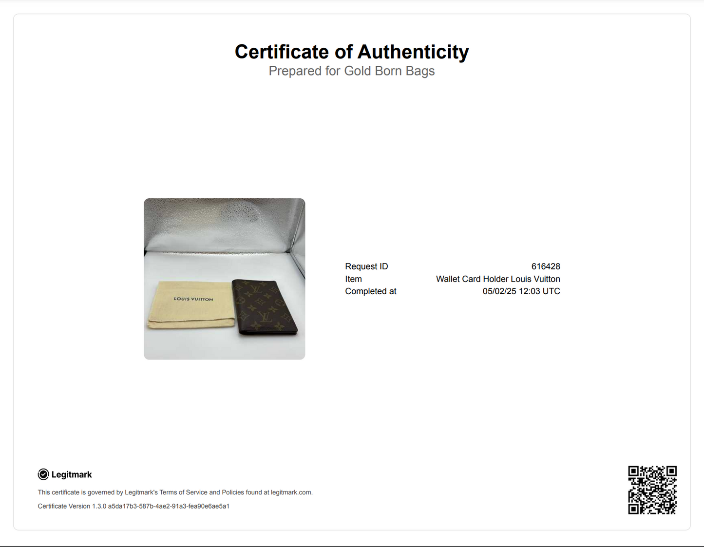 Passport Cover Monogram Canvas