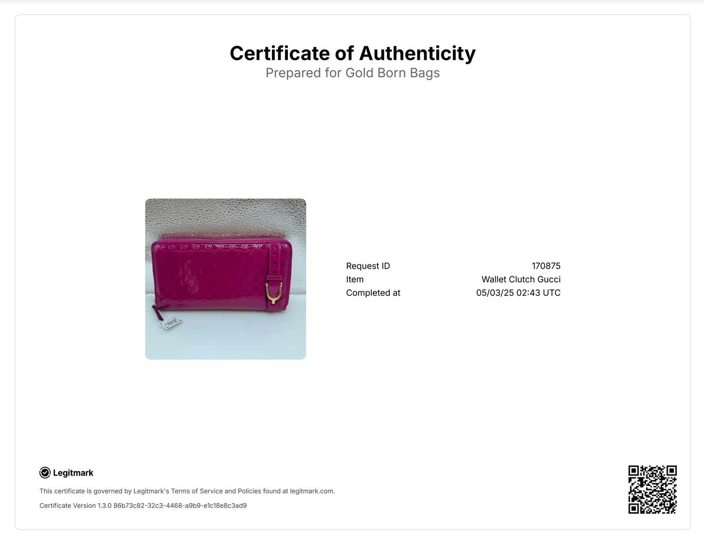 Fuchsia Microguccissima Nice Zippy Wallet