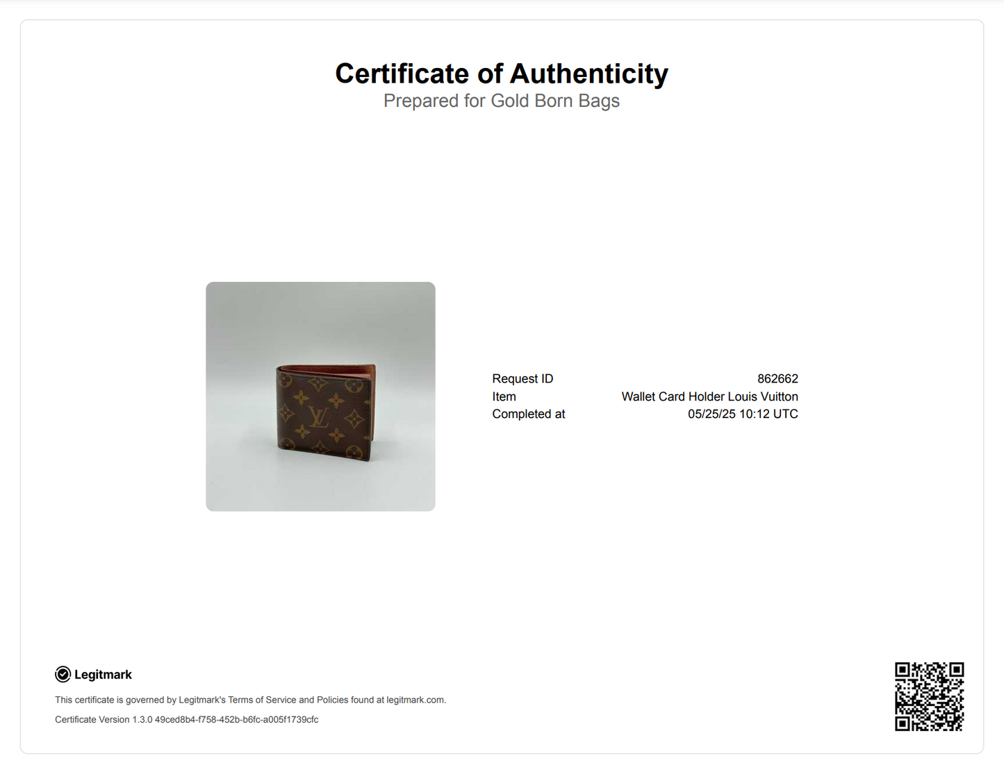 Monogram Marco Wallet