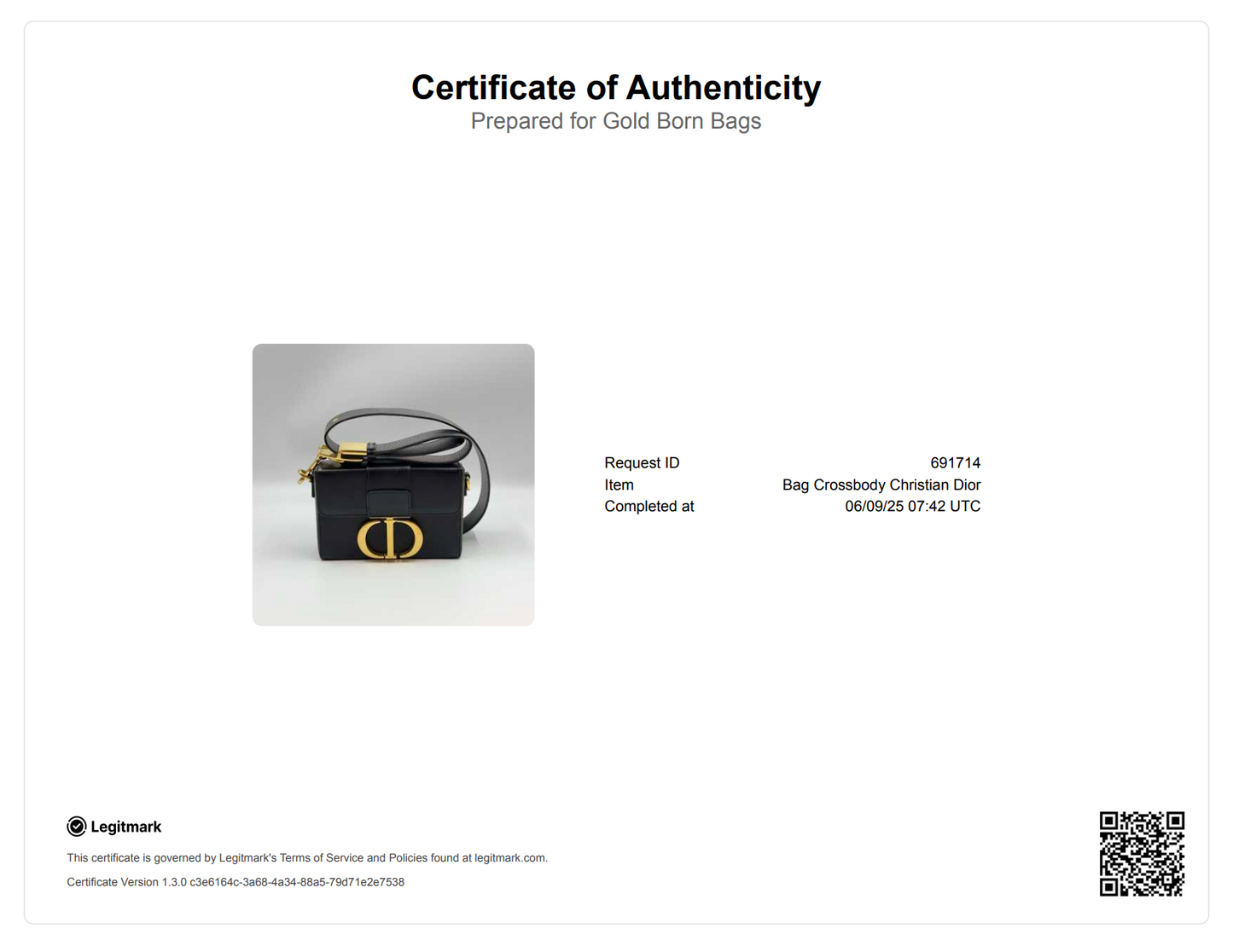 Box Calfskin 30 Montaigne Box Bag Black