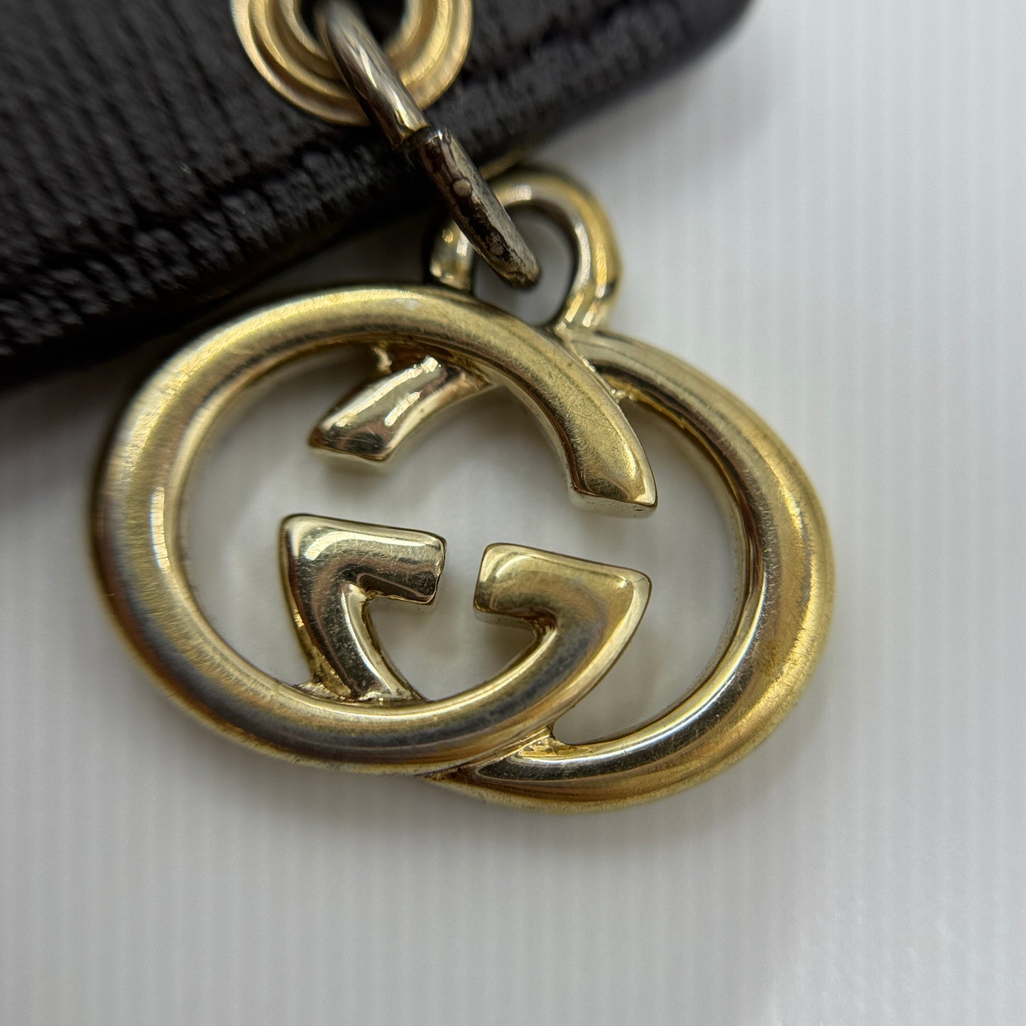 GG Supreme Monogram Flap Wallet