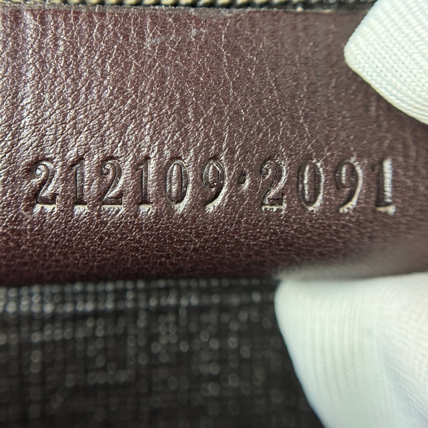 GG Supreme Monogram Flap Wallet