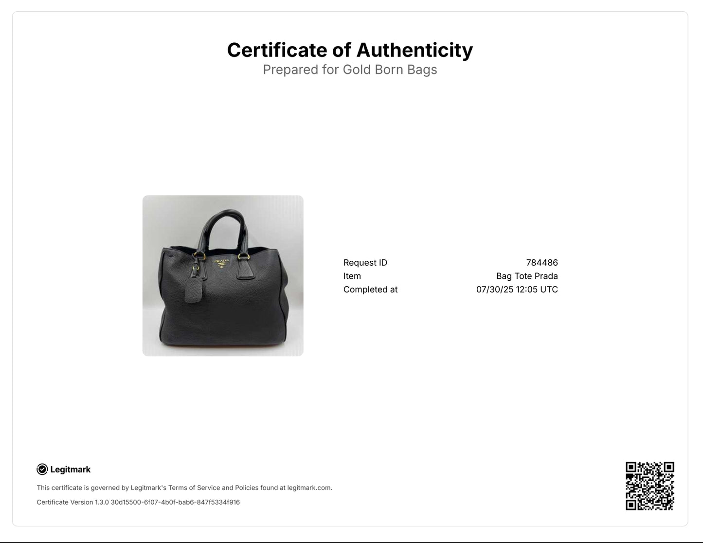Vitello Daino Tote Black
