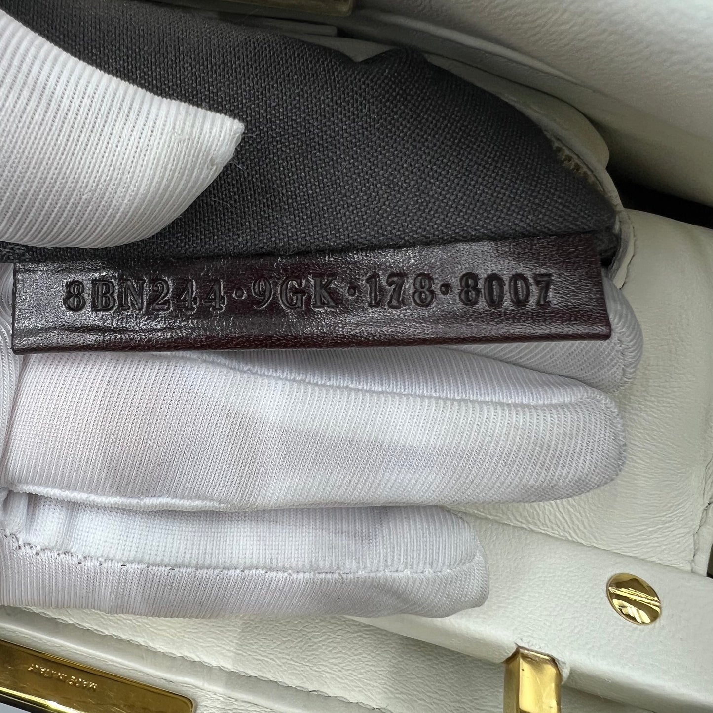 Fendi Peekaboo leather handbag