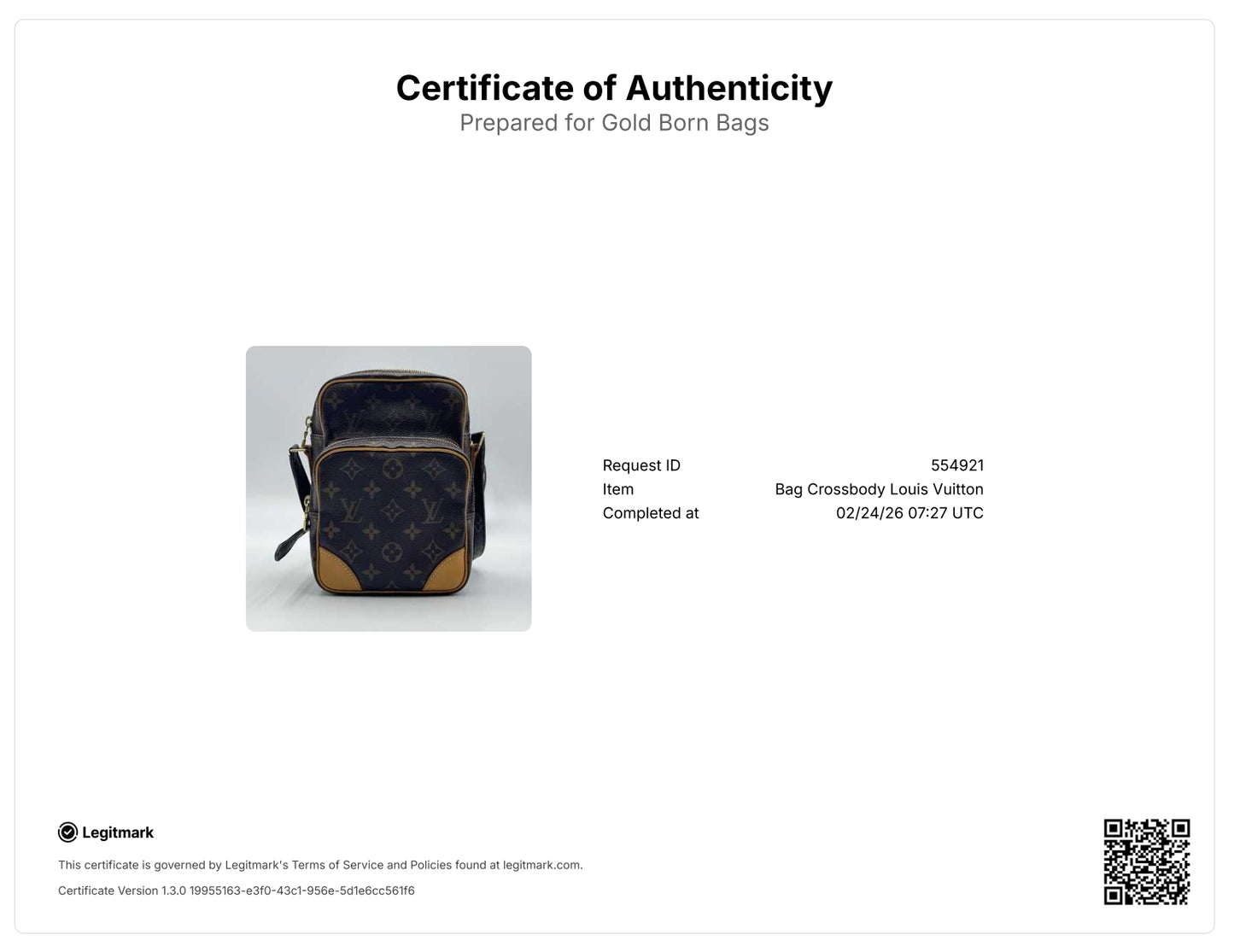 Monogram Amazone Crossbody Bag