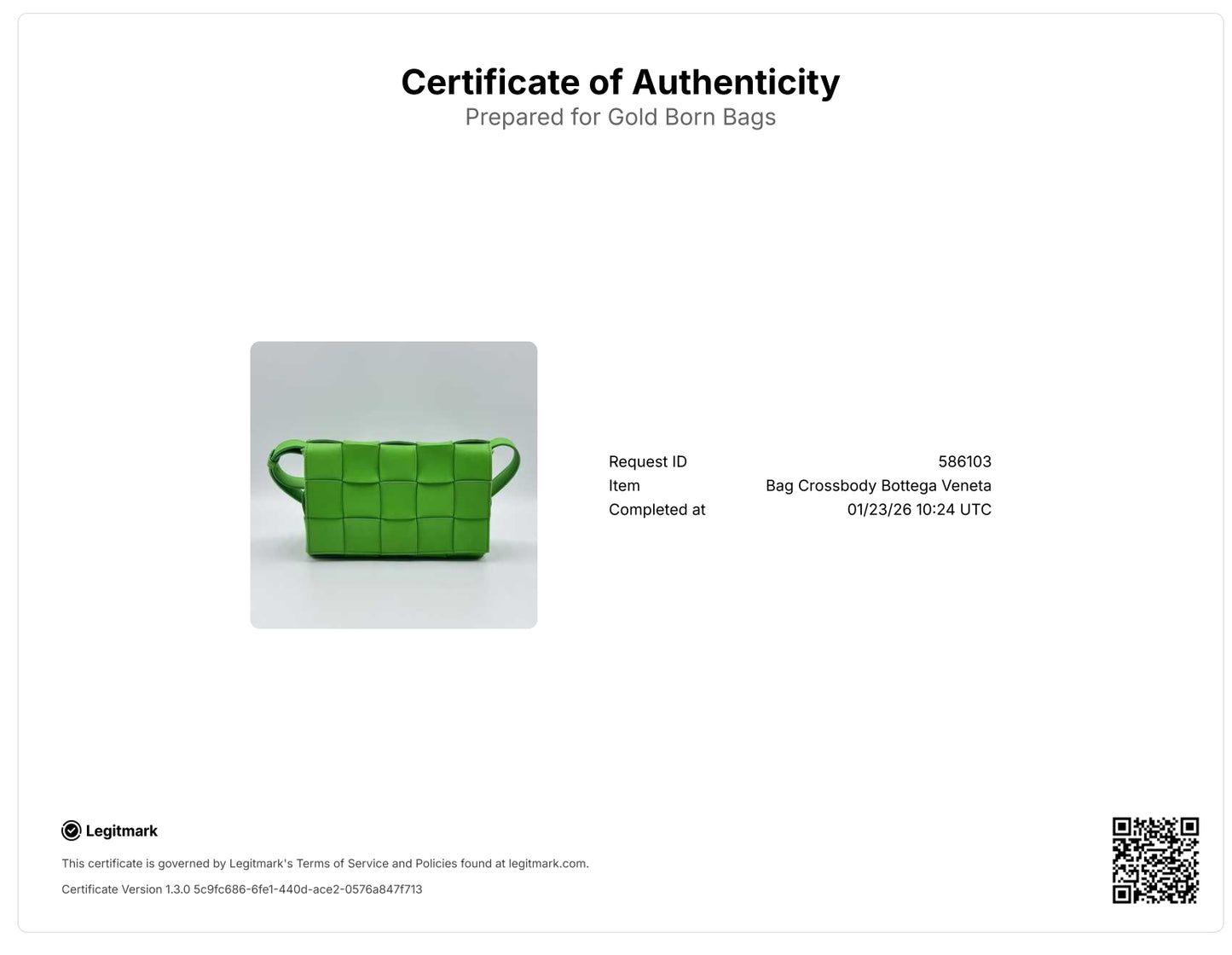 Lambskin Maxi Intrecciato Cassette Crossbody Bag Grass