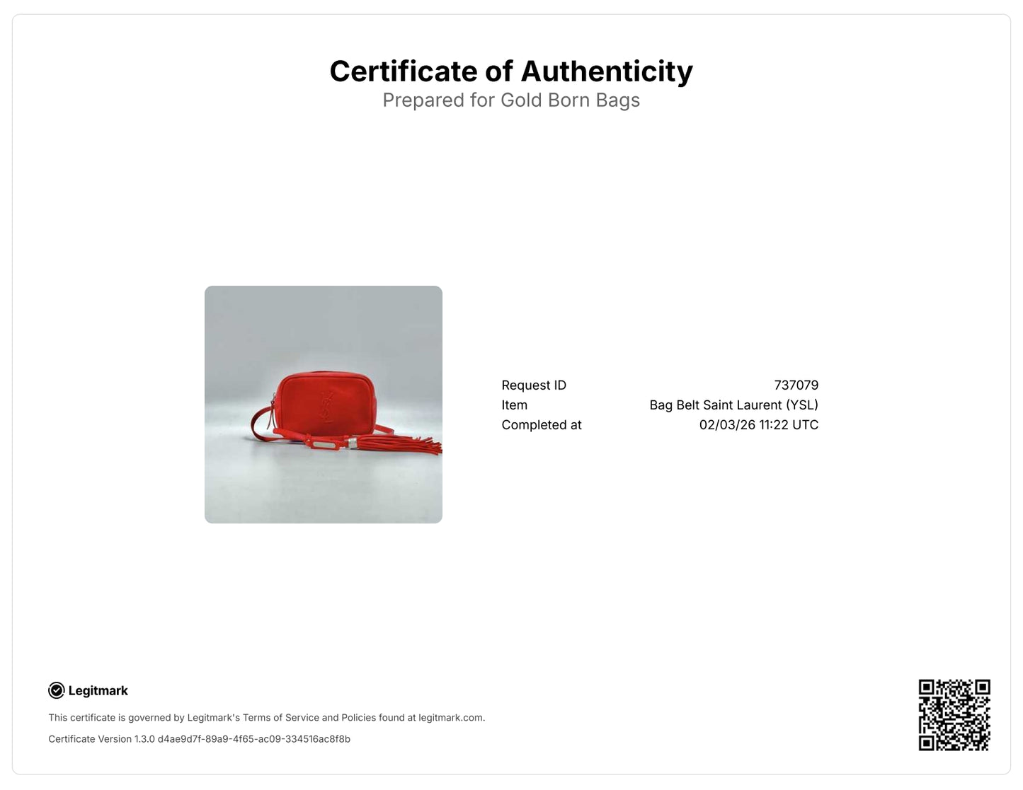 Lou Camera Bag Leather Mini Red