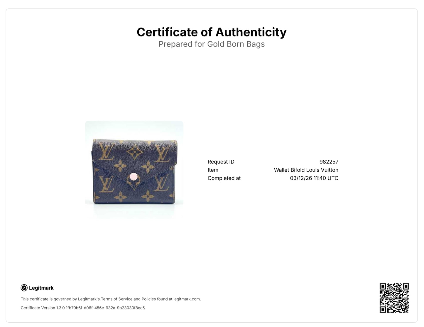Monogram Canvas Victorine Wallet Pink