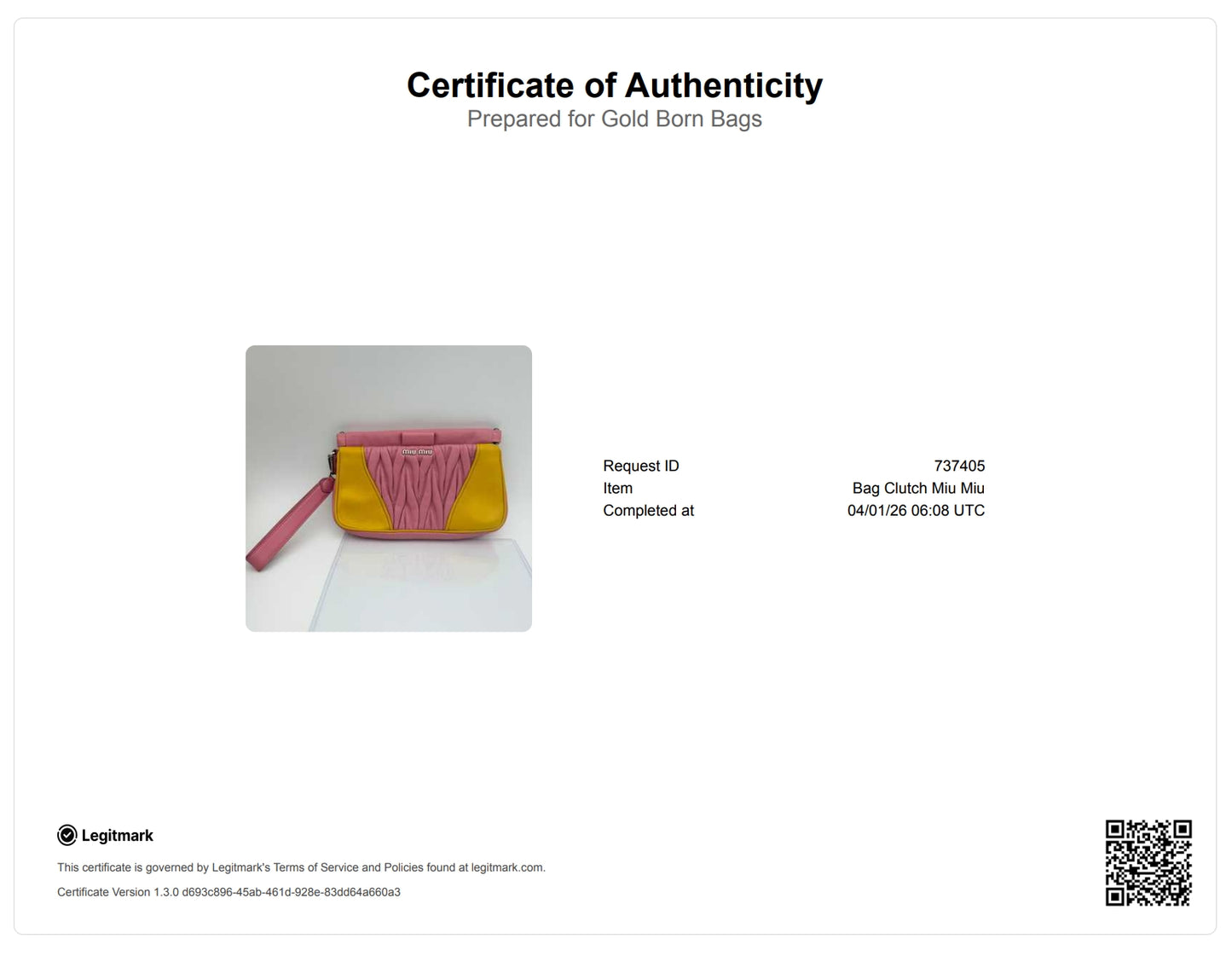 Matelassé leather clutch bag Pink