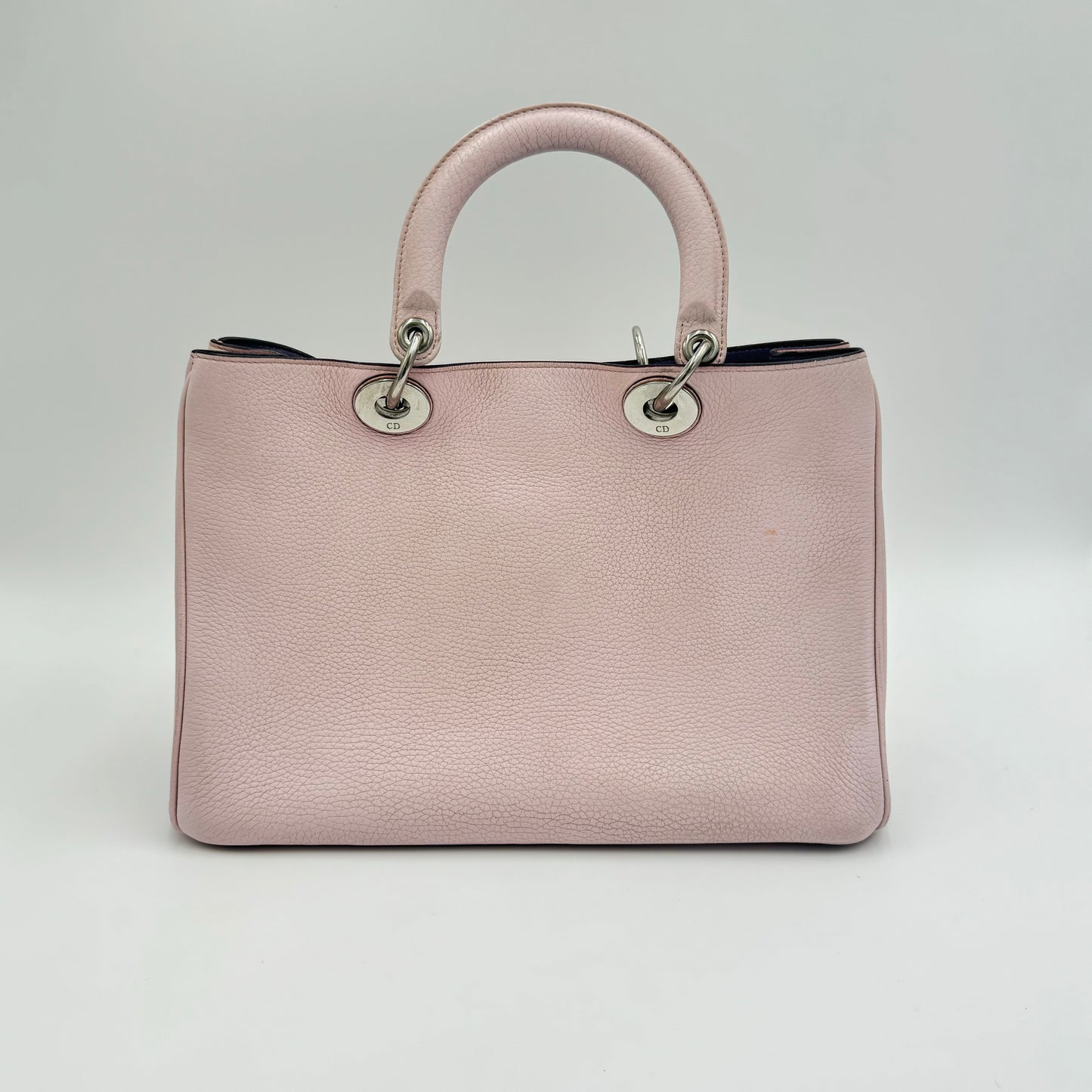 Diorissimo Leather Handbag (purple interior)