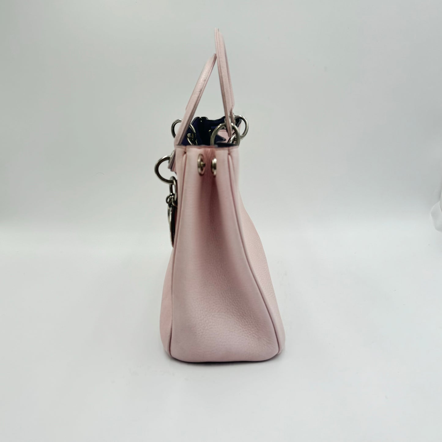 Diorissimo Leather Handbag (purple interior)