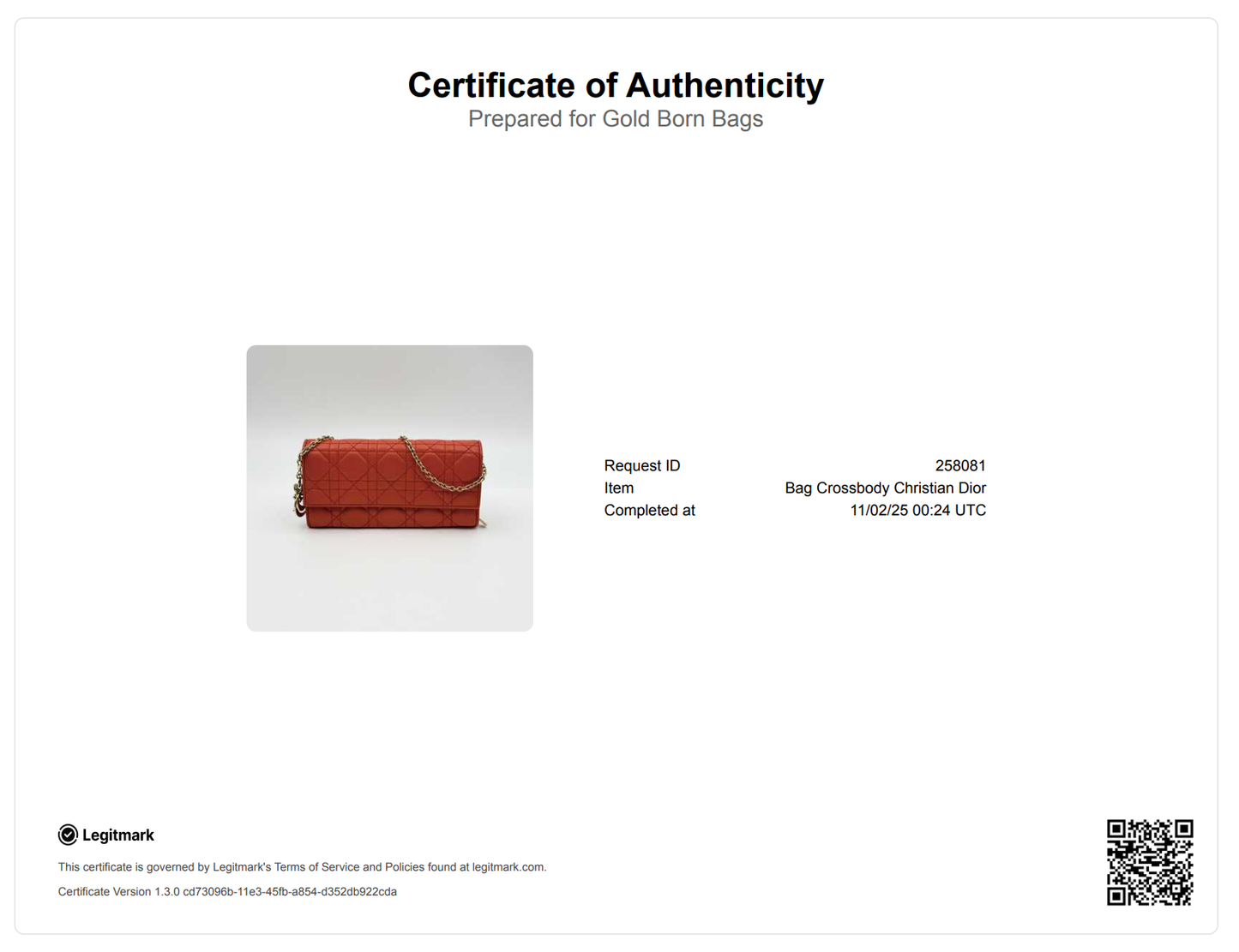 Wallet On Chain leather handbag shoulder bag