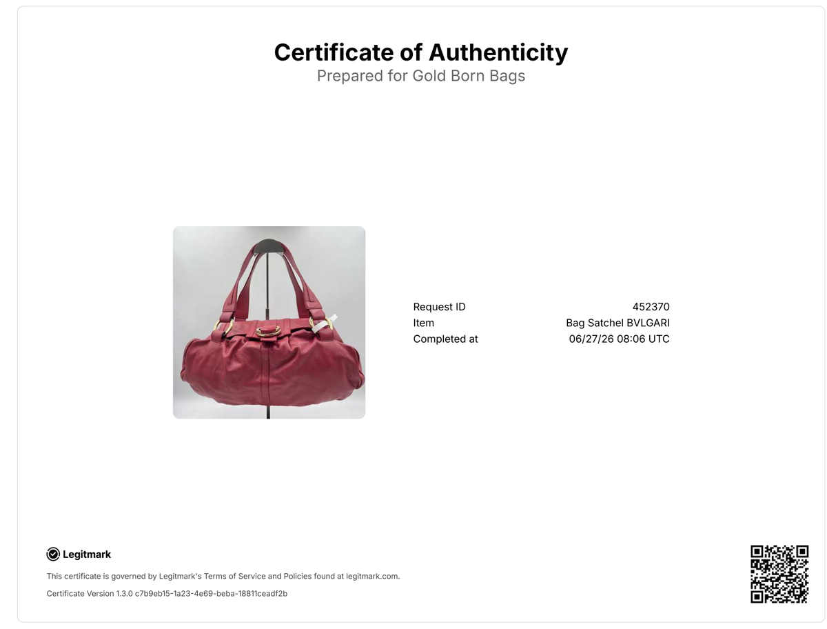 Bvlgari Chandhra Leather Shoulder Bag