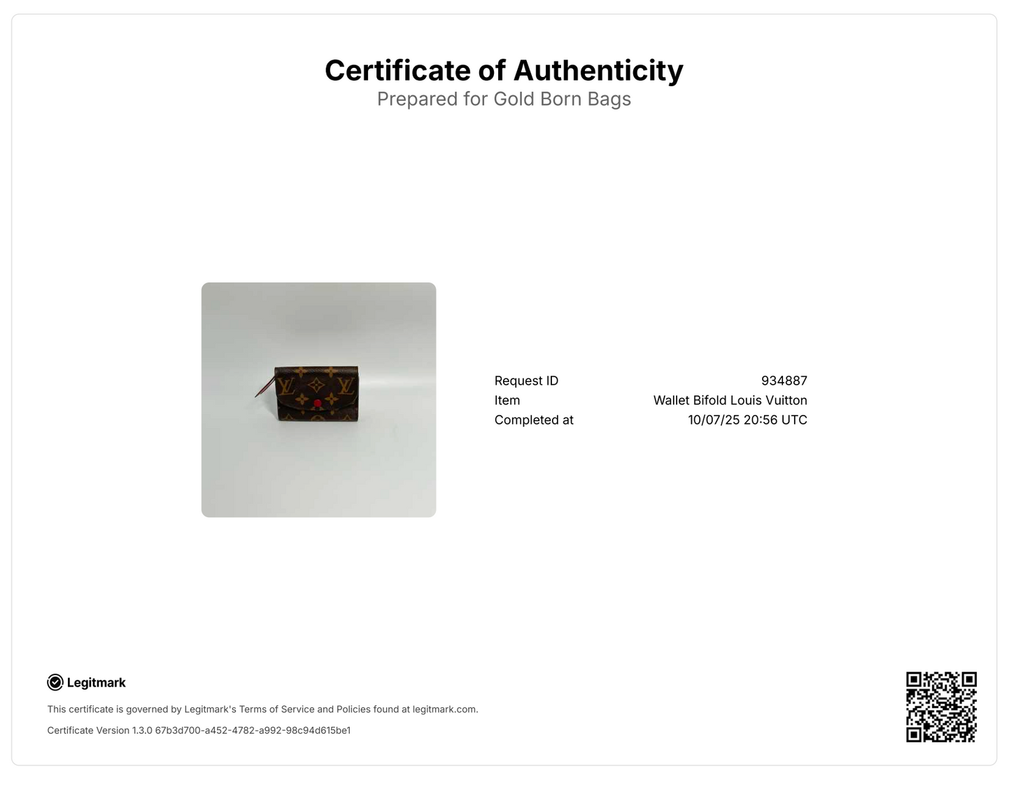 Monogram Rosalie Coin Purse Fuchsia