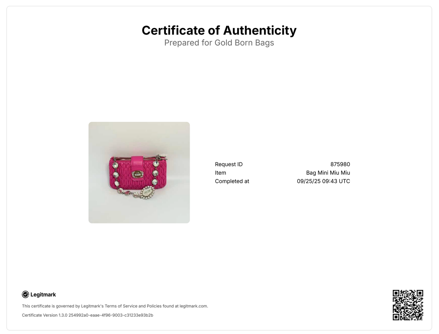 Matelasse Nappa Crystal Handbag Pink