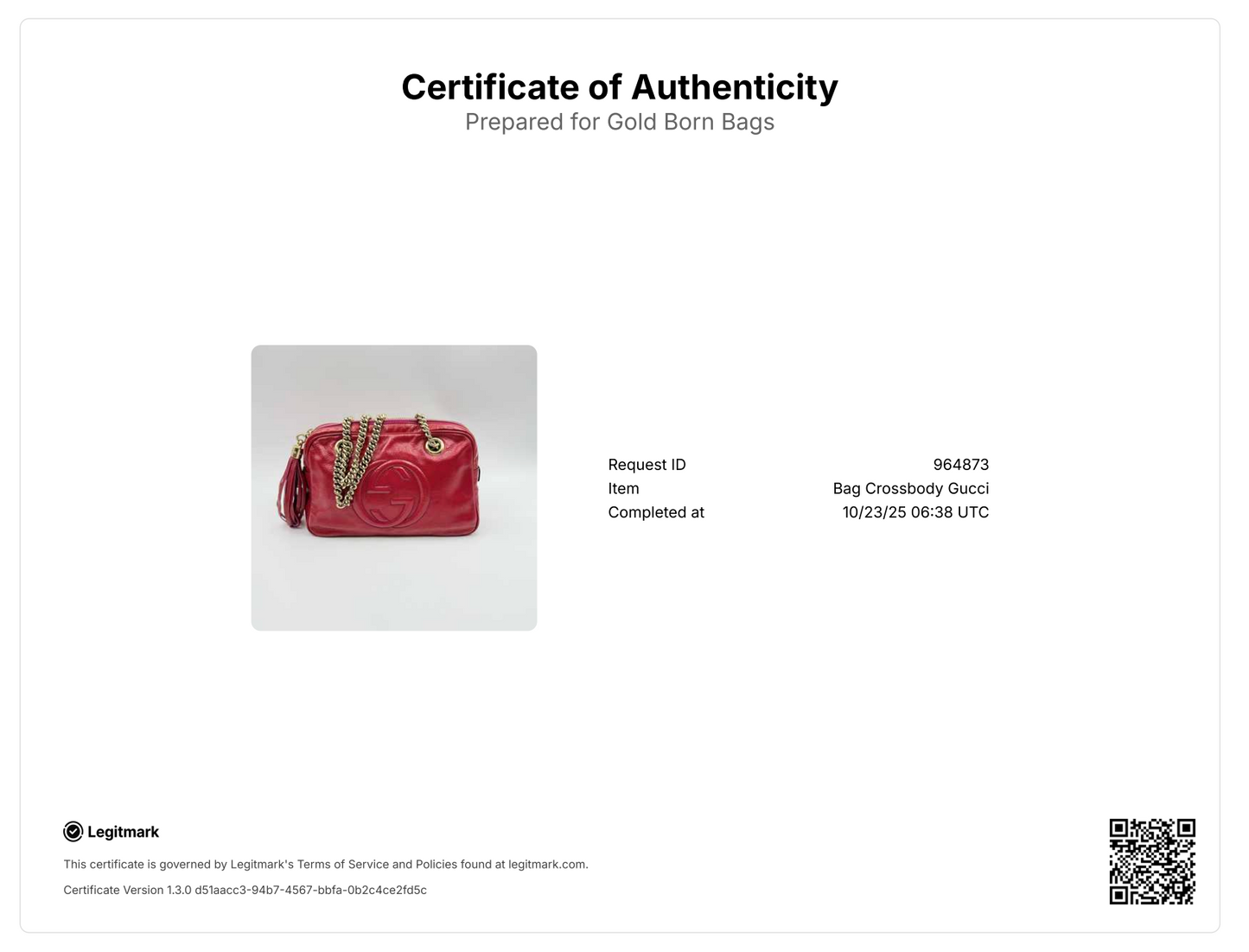 Soho Double Chain patent leather handbag