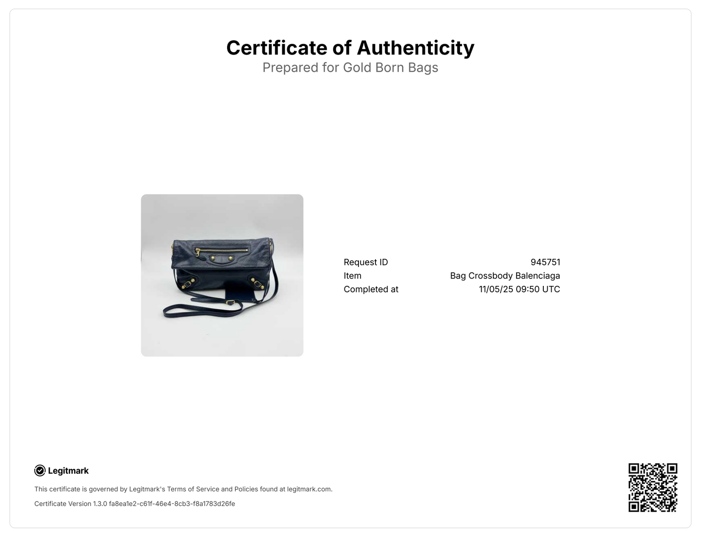 Envelop leather clutch Crossbody bag Blue