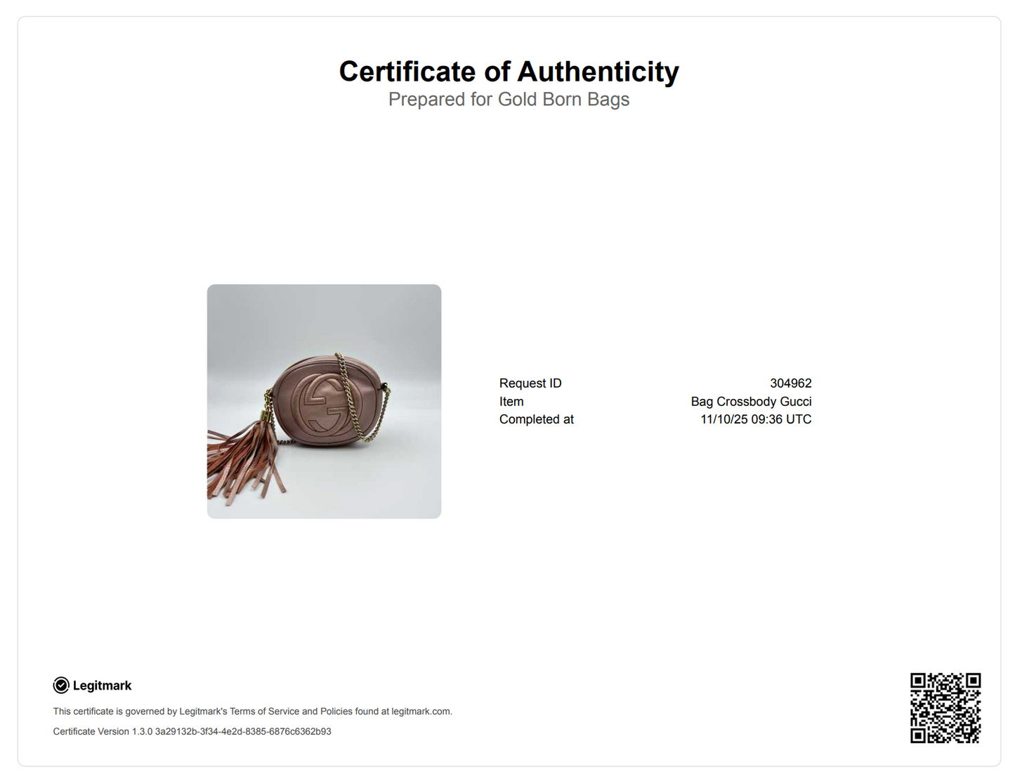 Metallic Pebbled Calfskin Mini Soho Chain Bag Pink