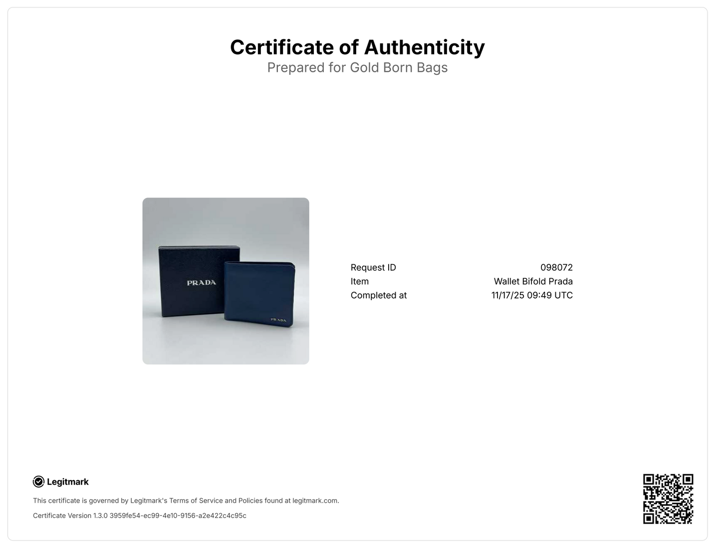 saffiano leather wallet blue