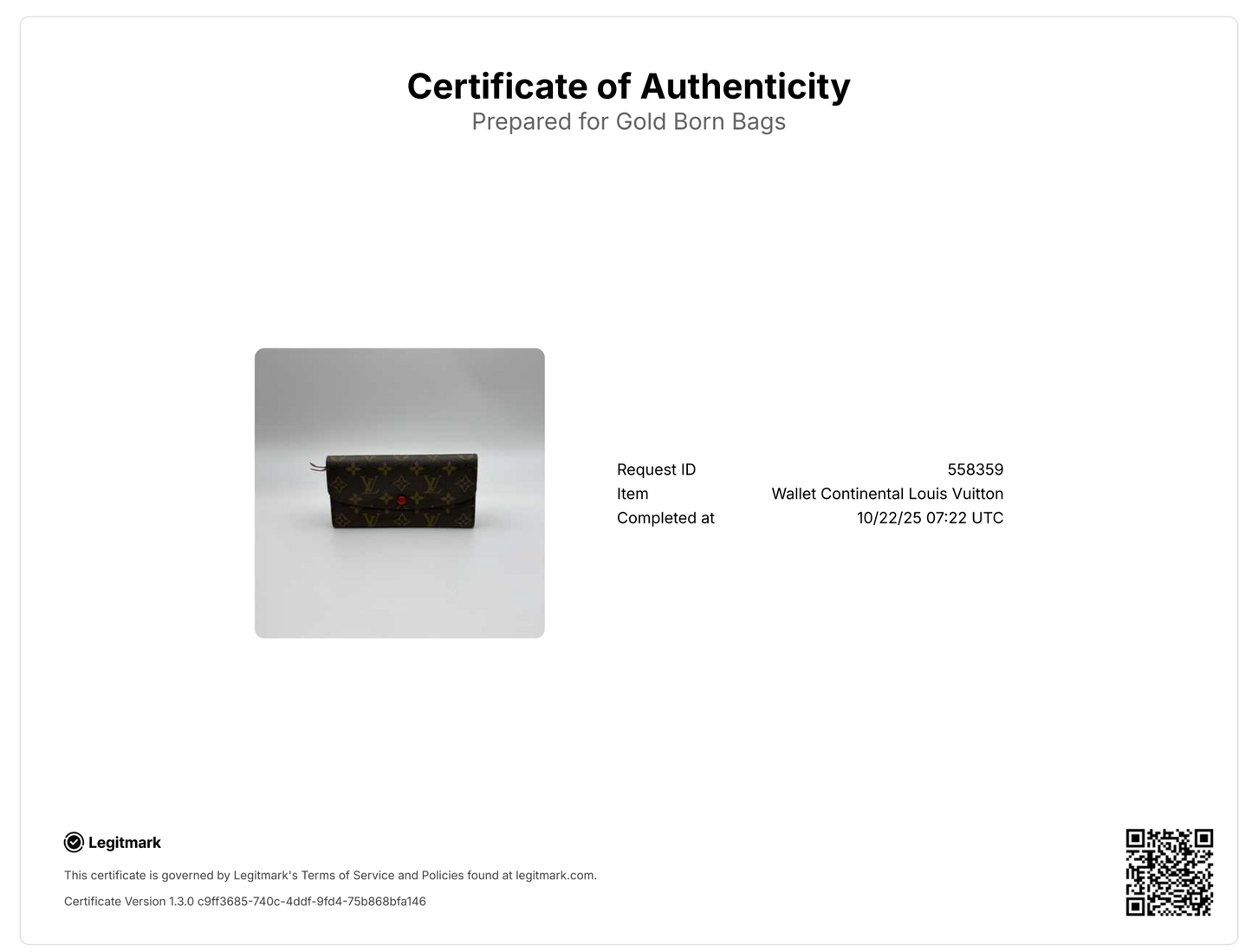 Emilie Wallet Monogram Red