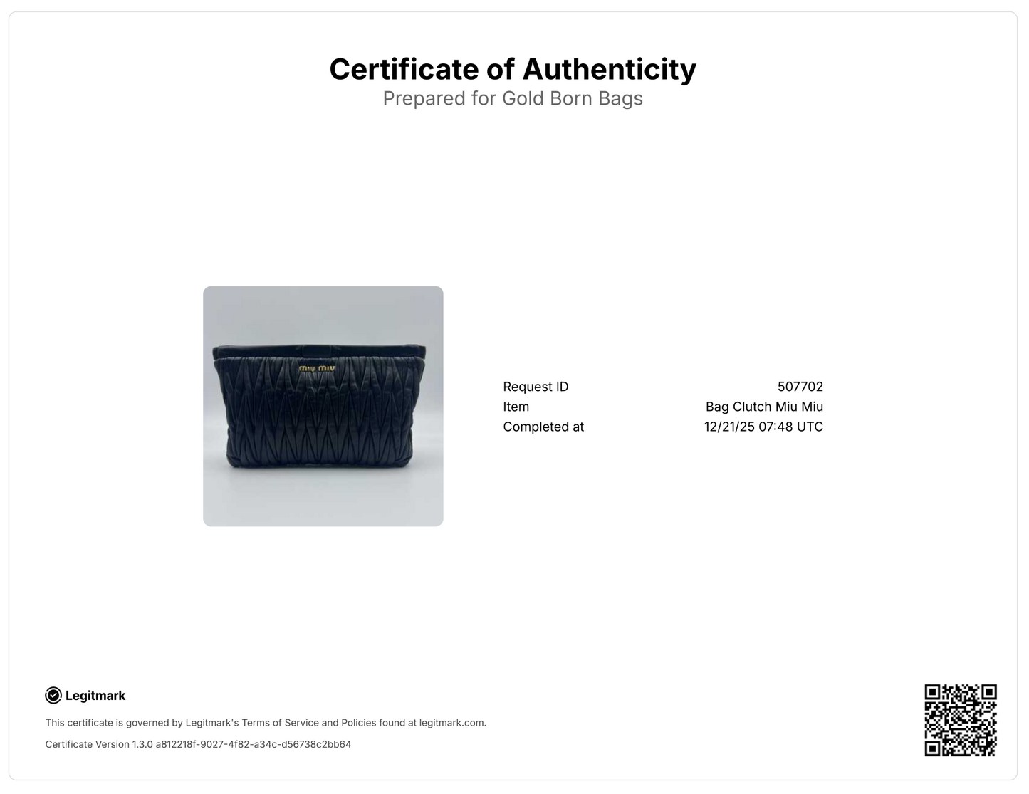 Leather Clutch Black