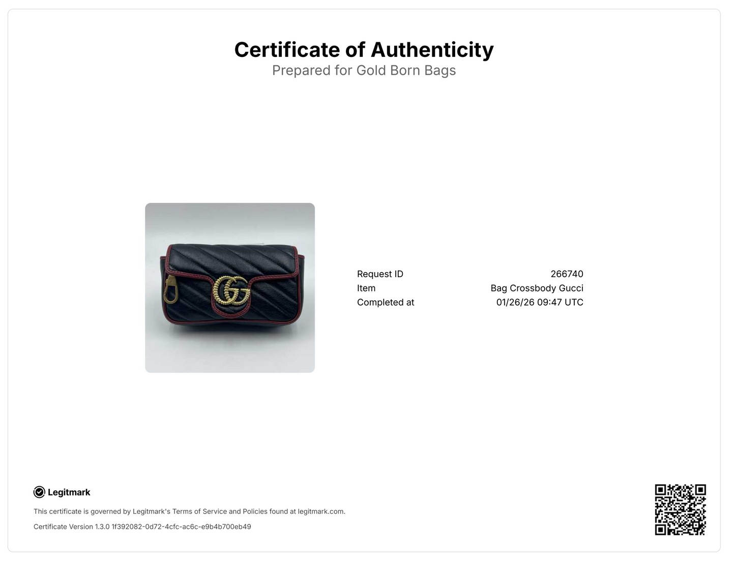 Calfskin Matelasse Super Mini GG Marmont Shoulder Bag Black with Red Trim