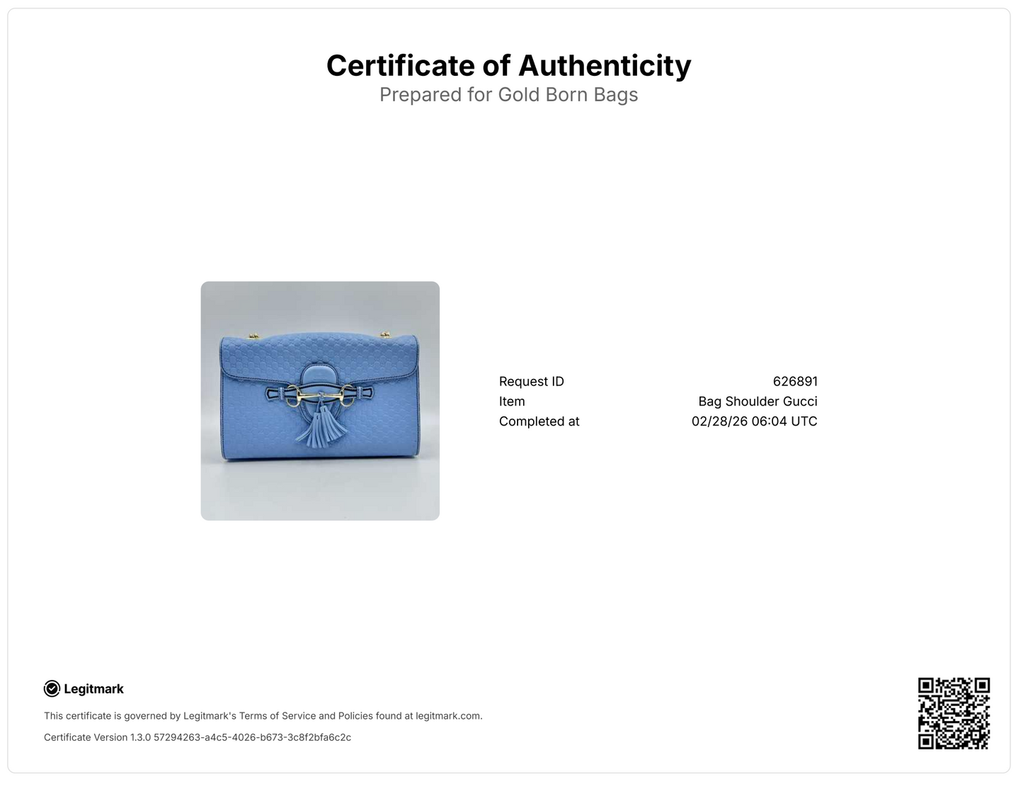 Emily Guccissima Chain Shoulder Bag