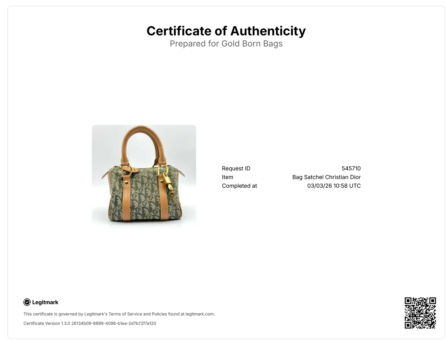 Diorissimo Trotter Mini Vintage