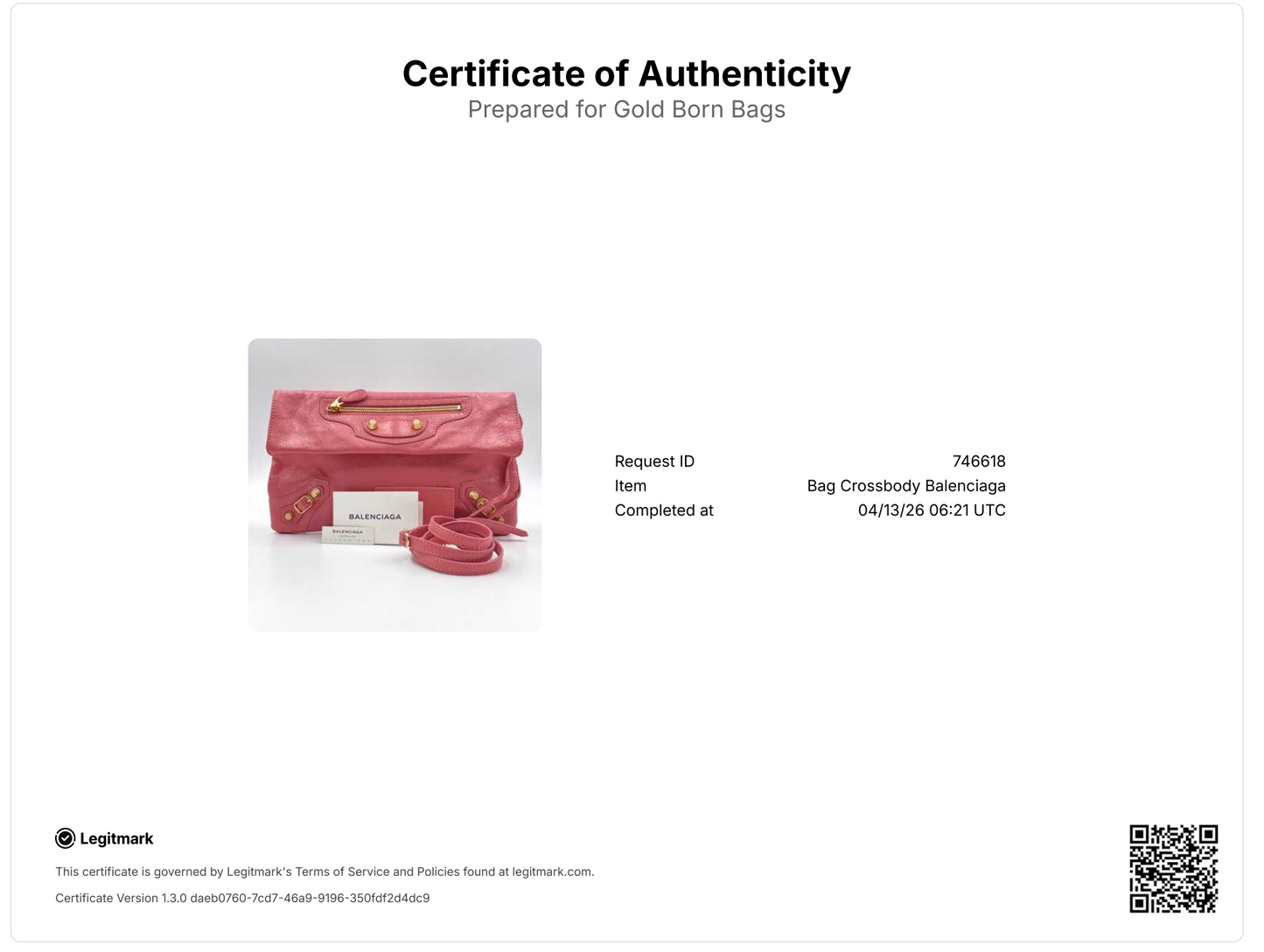Agneau Giant 12 Gold Hardware Envelope Strap Clutch Rose Azalee