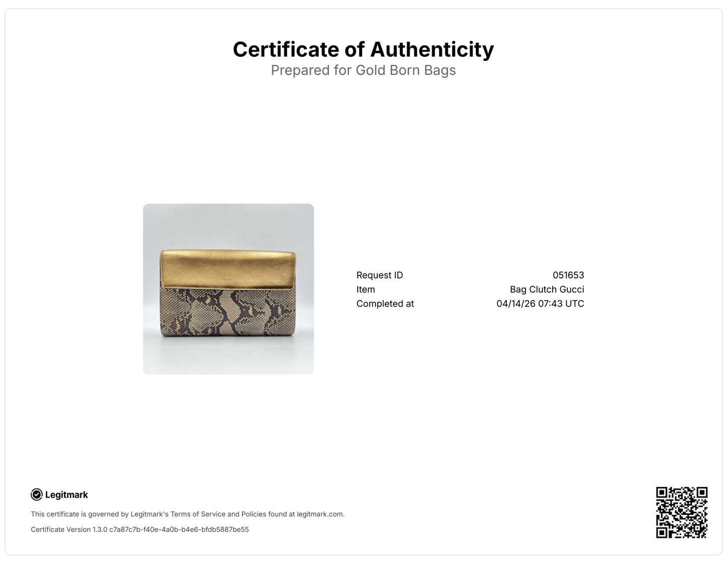 python leather clutch with metallic flap Brown