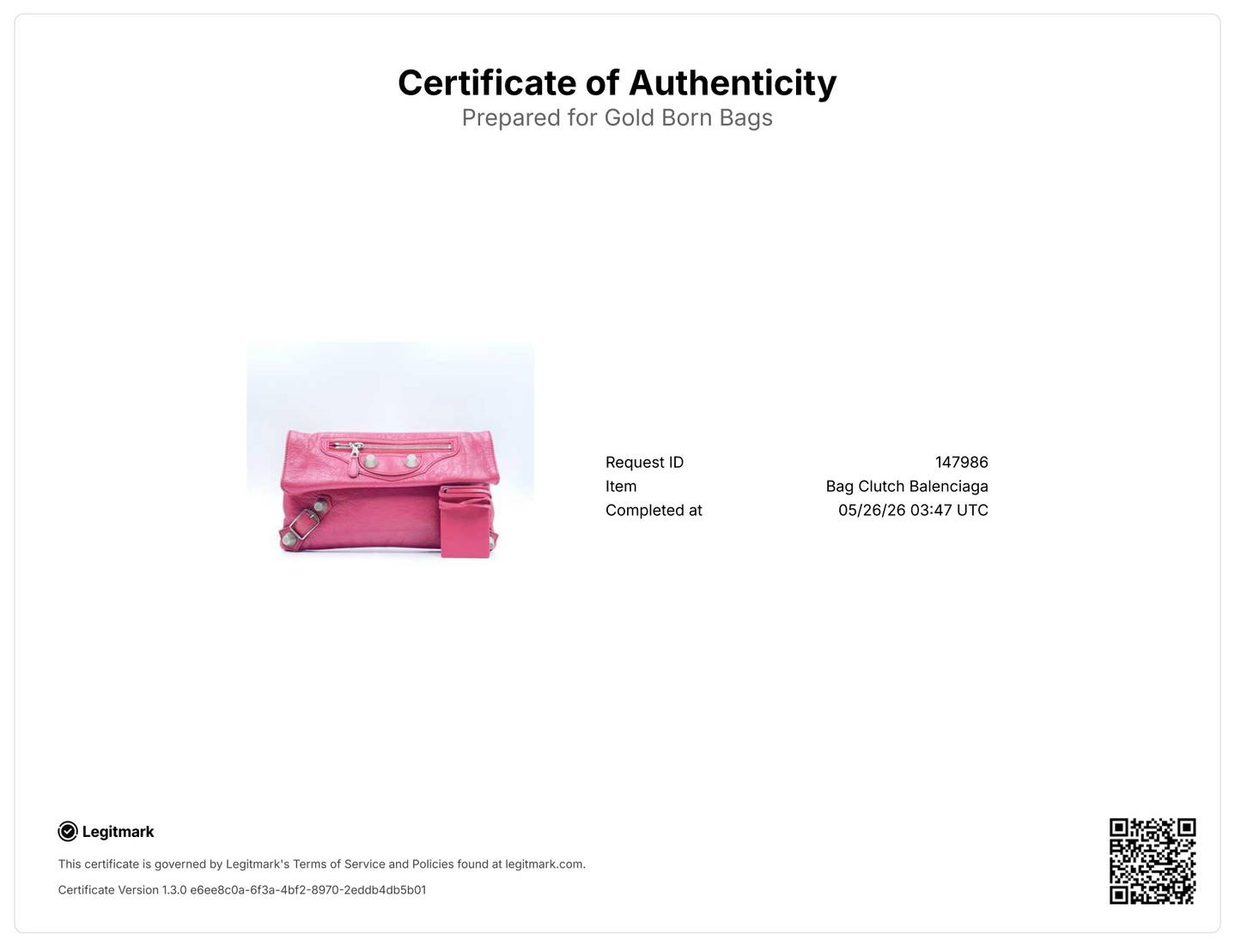 Motocross Motocross Giant 12 Envelope Clutch Pink