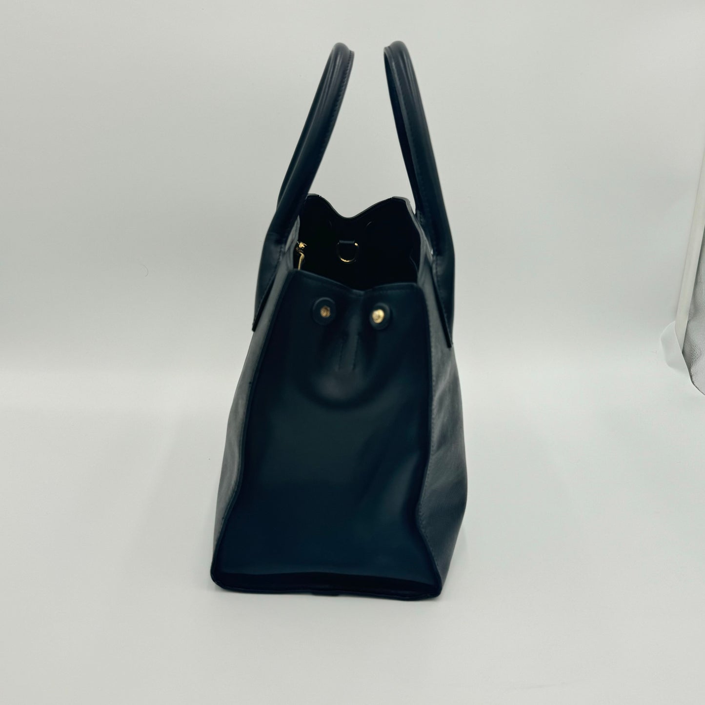 Pre-owned Prada Saffiano Lux Tote Bag (Black)
