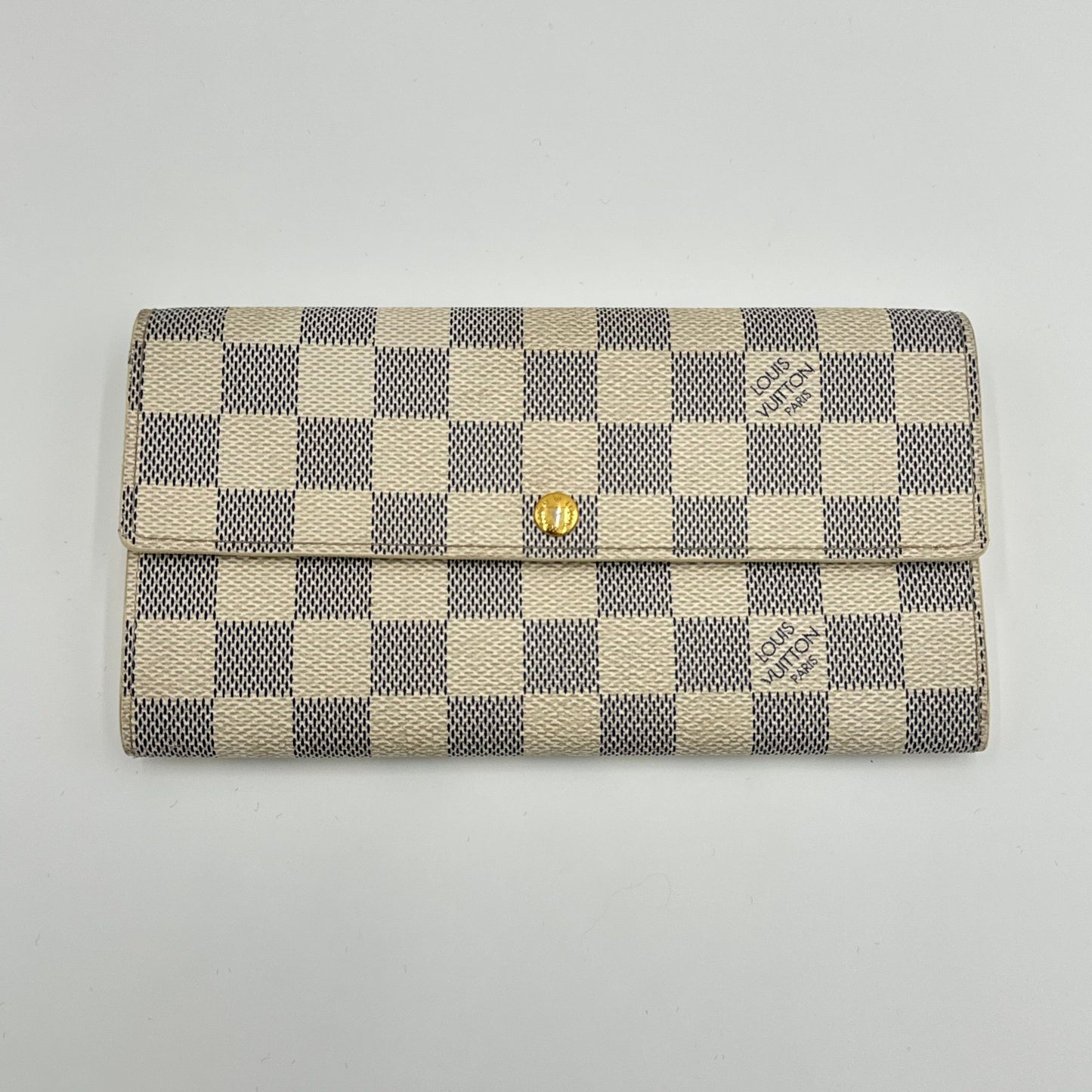 Damier Azur Pattern Sarah Wallet