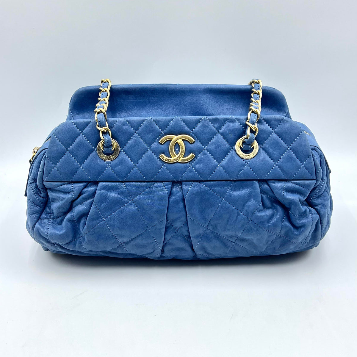 Chanel Iridescent Chic Quilted Bowling Bag