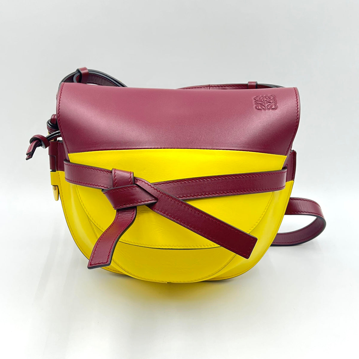 Loewe Gate Mini Colorblock Saddle Bag — view 1 of 4 Gate Mini Colorblock Saddle Bag, view 1 of 4