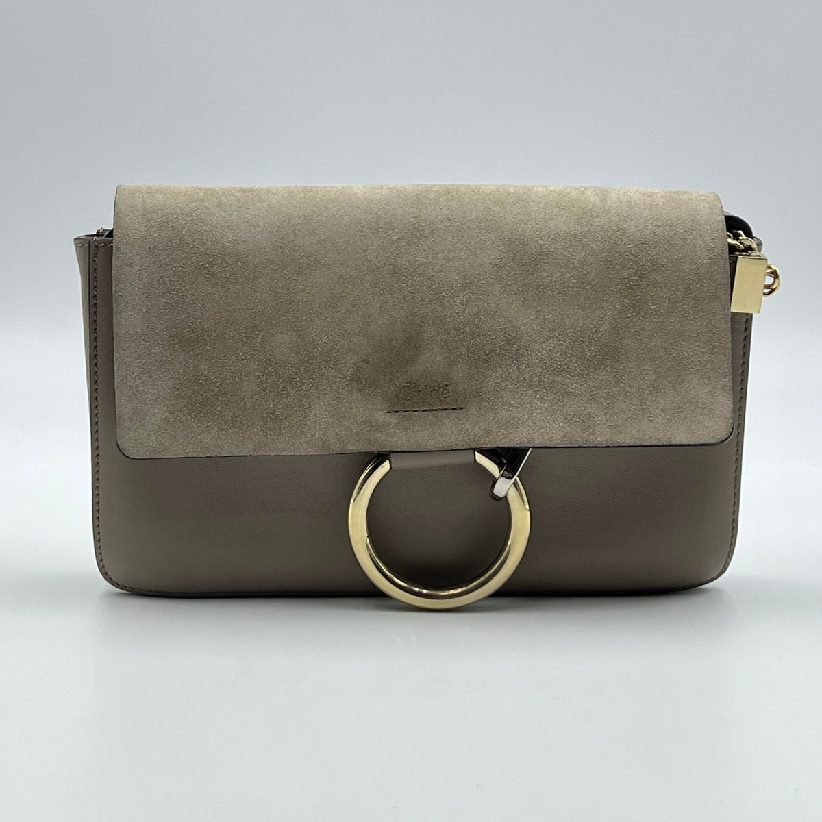 Chloé Faye Day Shoulder Bag Tan