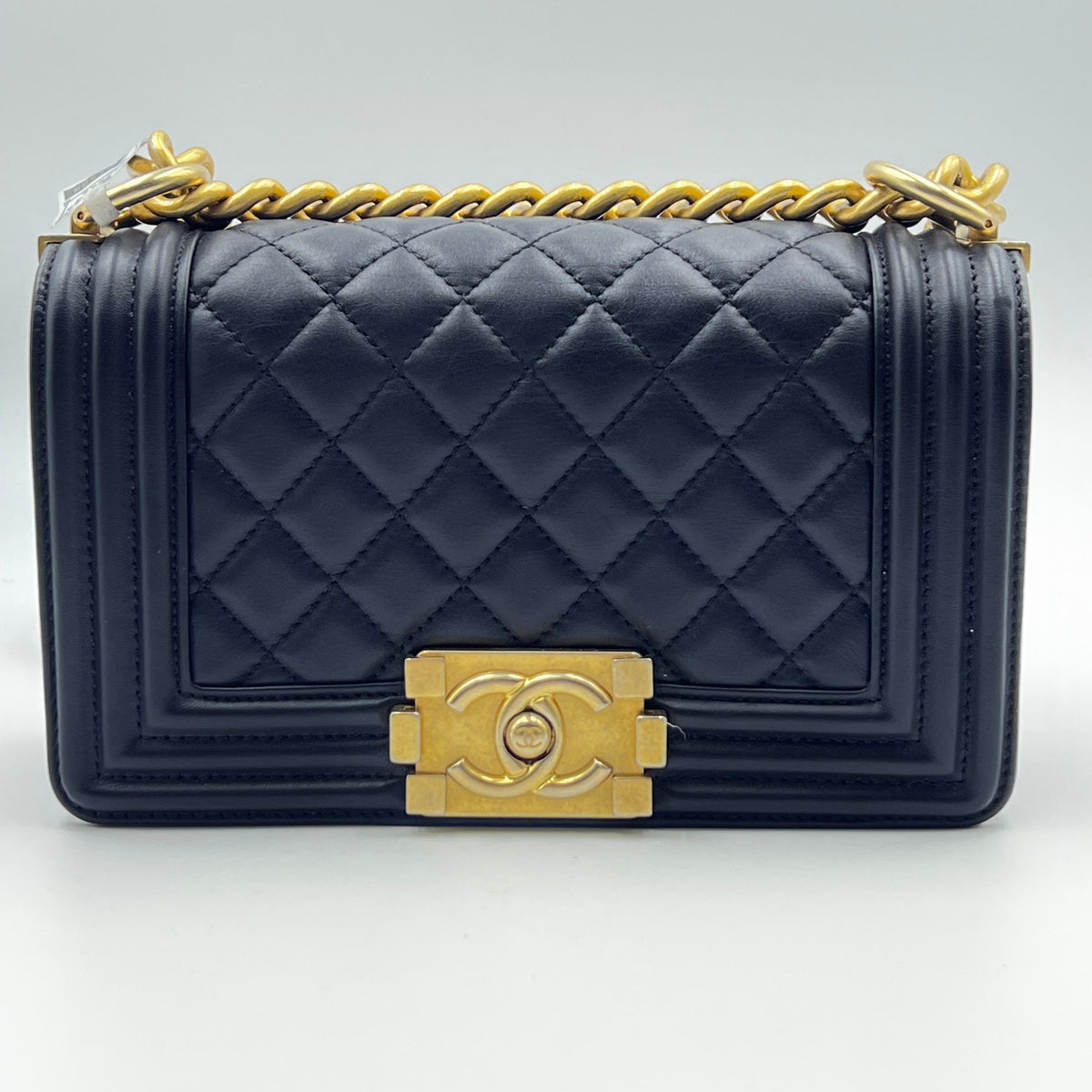 Chanel Black Quilted Boy Flap Bag — view 1 of 1 Black Quilted Boy Flap Bag, view 1 of 1