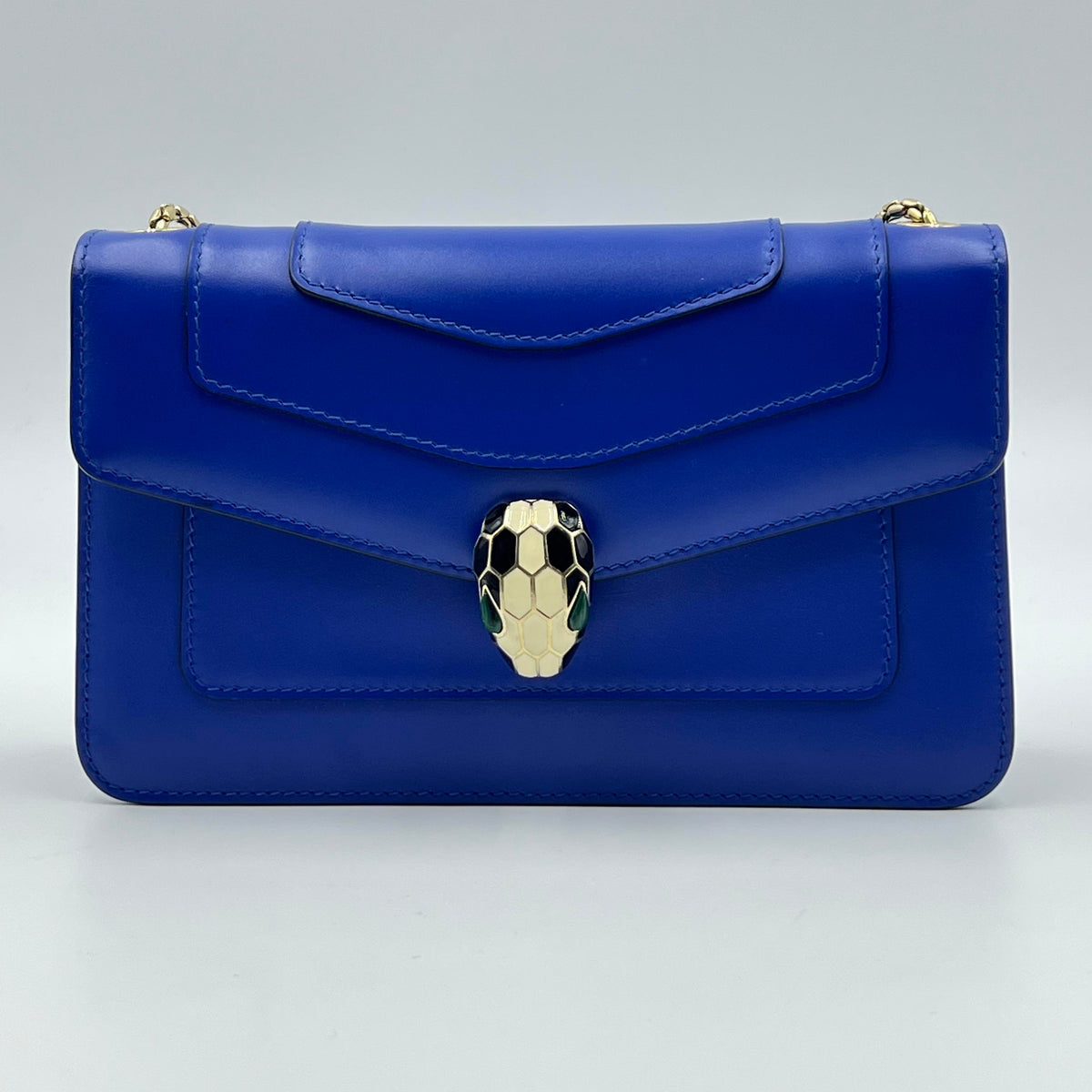Bvlgari Serpenti Forever Blue Shoulder Bag — view 1 of 3 Serpenti Forever Blue Shoulder Bag, view 1 of 3