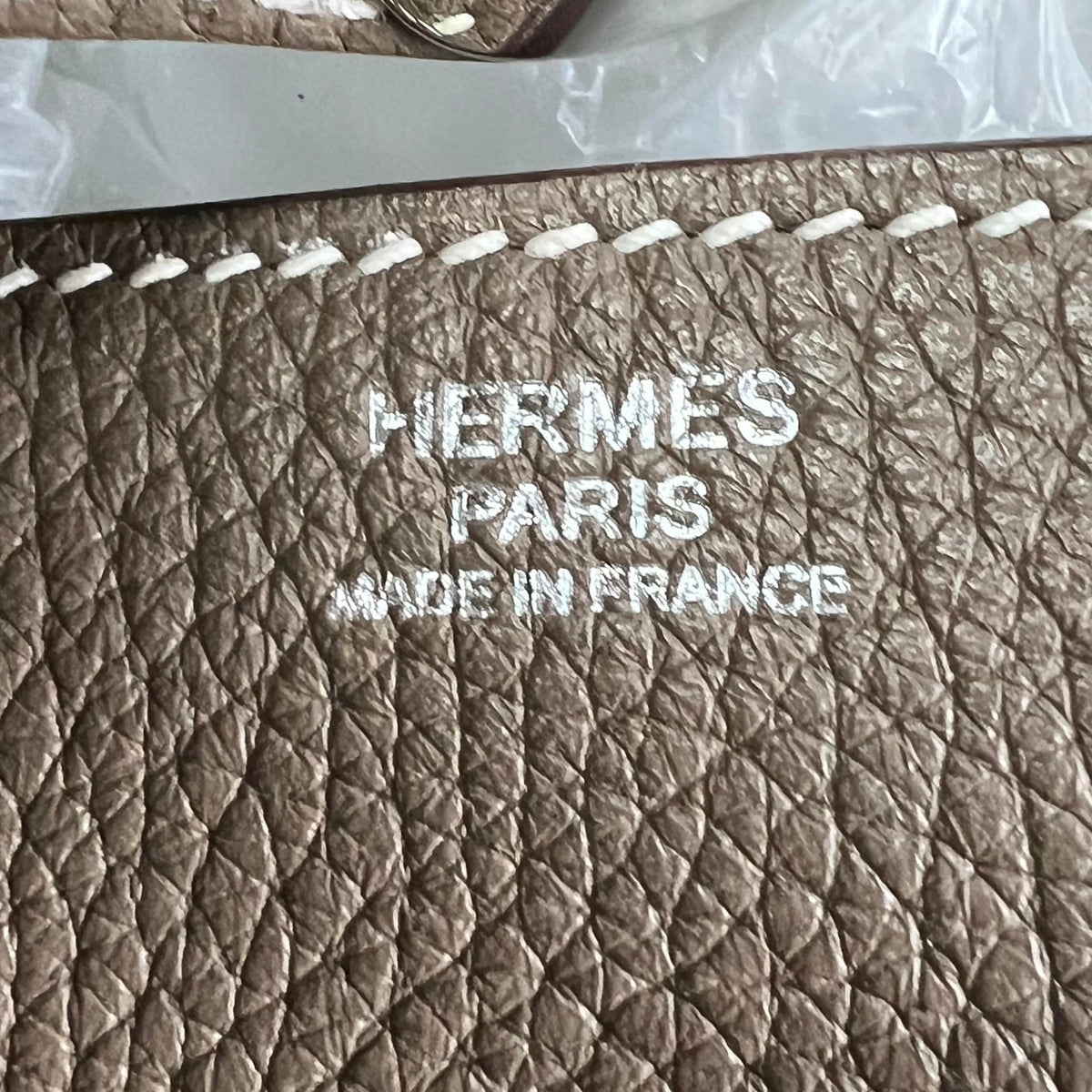Hermès Etoupe Clemence Lindy Bag — view 2 of 2 Etoupe Clemence Lindy Bag, view 2 of 2