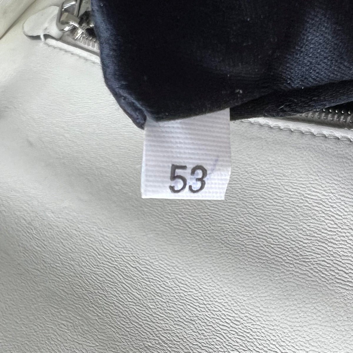 Miu Miu Lady Croc-Embossed Bag White with Crystal Buckle — view 5 of 5 Lady Croc-Embossed Bag White with Crystal Buckle, view 5 of 5