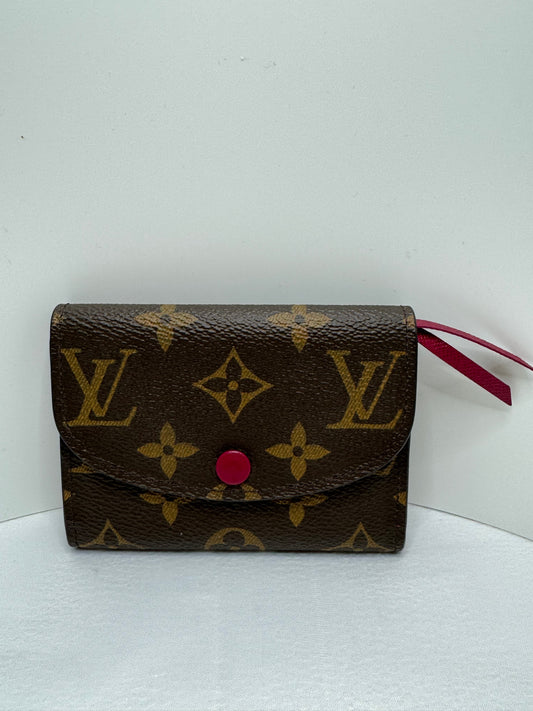 Monogram Rosalie Coin Purse Fuchsia