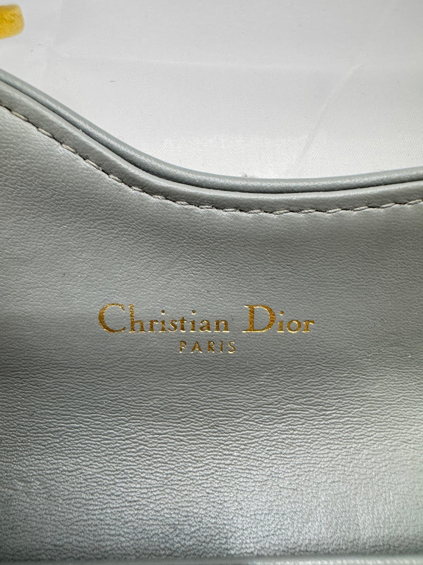 Oblique Saddle Card Holder Grey