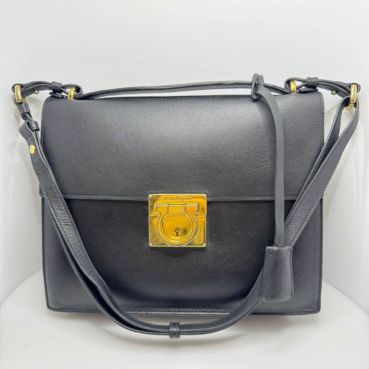 Salvatore Ferragamo Leather Marisol Shoulder Bag