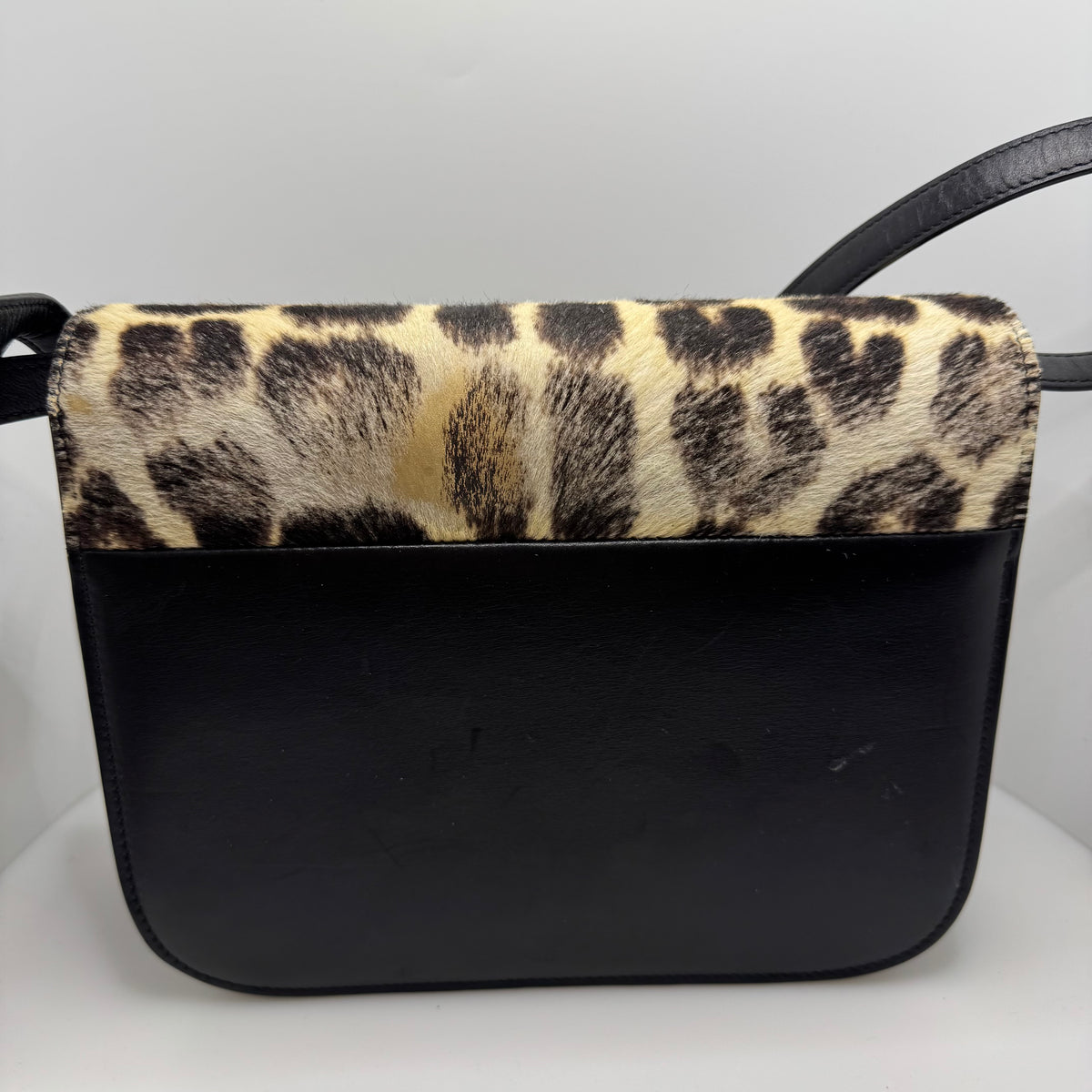 Celine Leather Classic Box Bag with Pony Hair Medium — view 2 of 9 Leather Classic  Box Bag with Pony Hair Medium, view 2 of 9